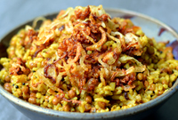Medżadra, mejadra - przepis #gotujzetno na ryż z soczewicą