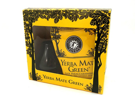 YERBA MATE ZESTAW MATERO CERAMICZNE + BOMBILLA + YERBA MATE GREEN FUERTE 400G
