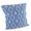 Poszewka na poduszkę orientalna (40 X 40 cm niebiesko-biała)
