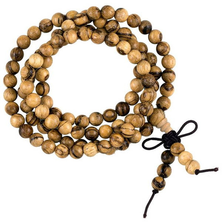 Mala drewno 0,6 cm joga medytacja buddyzm hinduizm mantry modlitwa różaniec