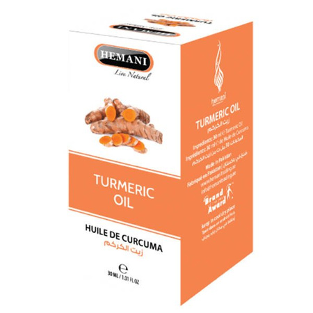 Hemani Olej kurkumowy turmeric oil do włosów i skóry 30 ml