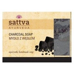 MYDŁO Z WĘGLEM AKTYWNYM (SATTVA, 125G, NATURALNE, GLICERYNOWE)
