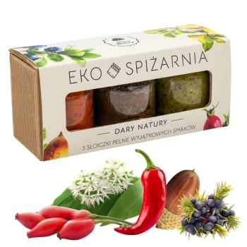 Zestaw przetworów ekologicznych Eko Spiżarnia Wytrawna na prezent