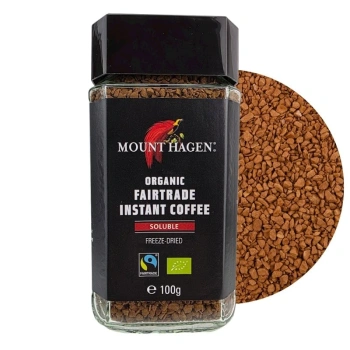 Kawa rozpuszczalna Arabica/Robusta bio, fair trade, 100g Mount Hagen