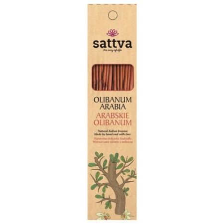 Kadzidła naturalne Olibanum Arabia, kadzidełka Sattva, 30g
