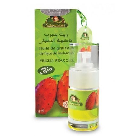 OLEJ BIO Z NASION OPUNCJI FIGOWEJ, ORGANIC, MAROKO, 15 ML  (Ecocert, Saharacactus, Opuncja)