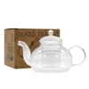 Szklany dzbanek z zaparzaczem do herbaty i ziół, 800 ml