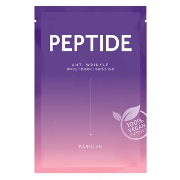 Maseczka koreańska w płachcie do twarzy z peptydami Barulab