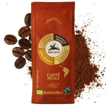 Kawa mielona Moka Górska 100% Arabica Bio Alce Nero 250g