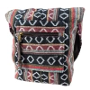 Torebka damska w azteckie wzory, czarna torba na ramię