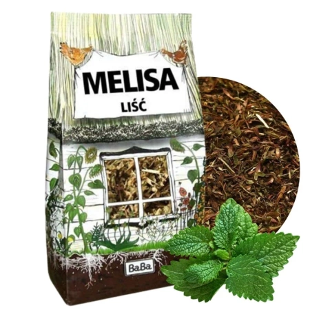 Melisa lekarska, herbata z suszonej melisy na uspokojenie, 200g
