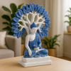 Figurka Buddy pod drzewem życia Bodhi, dekoracja 26 cm