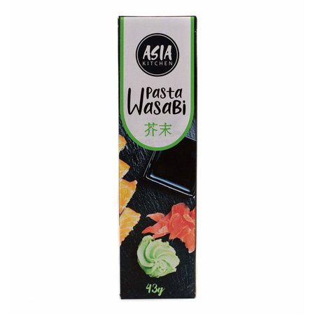 Pasta chrzanowa Wasabi chrzan japoński Asia Kitchen (43g, do sushi)
