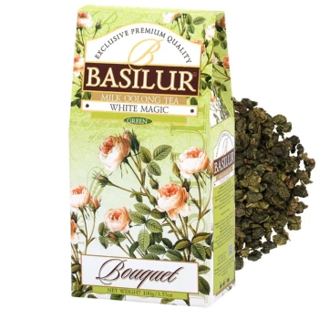 Zielona herbata liściasta Milk Oolong, White Magic Basilur 100g
