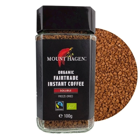 Kawa rozpuszczalna Arabica/Robusta bio, fair trade, 100g Mount Hagen