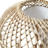Lampa rattan stołowa, lampka nocna naturalna boho 30 cm