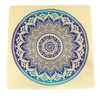 Poszewka na poduszkę orientalna (40 X 40 cm niebieska, mandala, ombre)