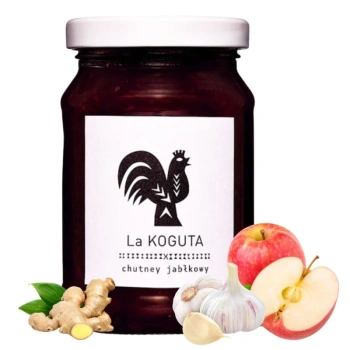Chutney jabłkowy, sos słodko-wytrawny, marynata do mięs,  La Koguta 225g