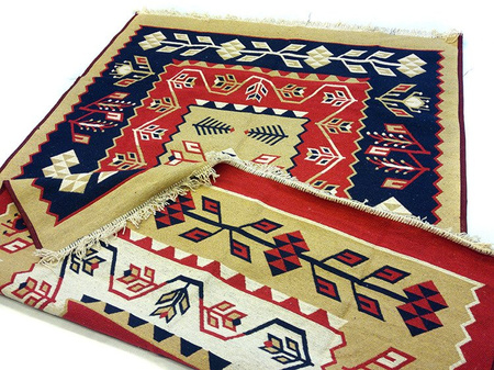 DYWAN CHODNIK KILIM TURECKI DWUSTRONNY140 x 215 cm