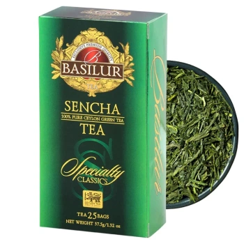 Zielona herbata ekspresowa Sencha, Basilur 25 sasz.