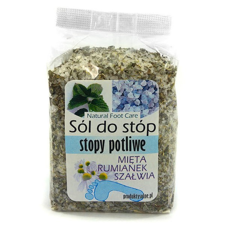 SÓL DO STÓP POTLIWYCH 500G MIĘTA SZAŁWIA RUMIANEK