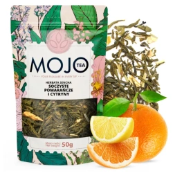 Herbata zielona Sencha Soczyste pomarańcze i cytryny, 50 g