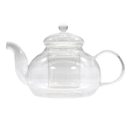 Szklany dzbanek z zaparzaczem do herbaty i ziół, 800 ml