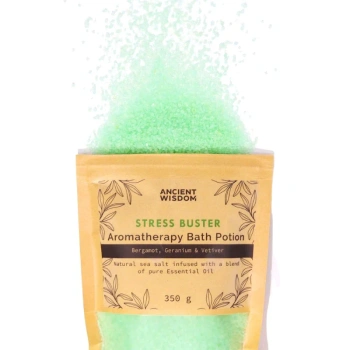 Sól do kąpieli Pogromca Stresu, z olejkami eterycznymi, 350 g