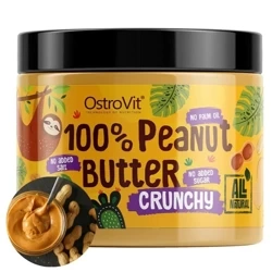 Krem orzechowy masło orzechowe crunchy 100% Ostrovit 500g