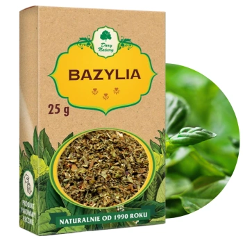 Bazylia suszona naturalna przyprawa Dary Natury 25g