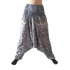 Szarawary spodnie cienkie alladynki joga szare mandala Indie