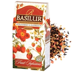 Herbata owocowa, truskawka i poziomka, Basilur 100g