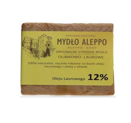 Tradycyjne syryjskie mydło Aleppo 12% oleju laurowego190g