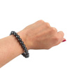 Bransoletka z hematytu na gumce, biżuteria orientalna