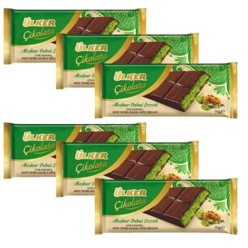 Czekolada dubajska z pistacjami i ciastem Kataifi Kadayif Ulker 6szt.