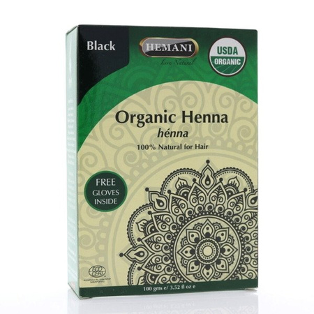 ORGANICZNA FARBA, WŁOSY CZARNE (HENNA) ECOCERT