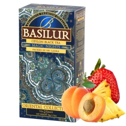 Czarna herbata owocowo-kwiatowa Magic Nights, Basilur 25 sasz.