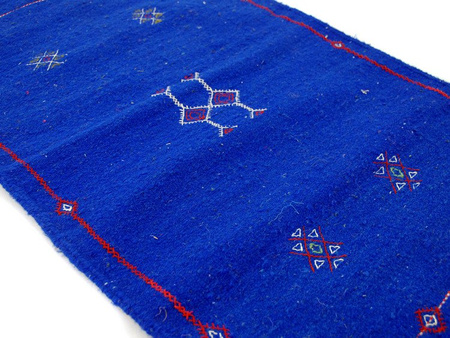 BERBERYJSKI KILIM 100 CM X 60 CM (ARABSKI, WEŁNA, DYWAN)