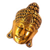 Maska Budda złota 30cm (drewno, rzeźba, Indonezja)