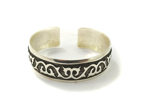 SREBRNA BRANSOLETKA Z KIRGISTANU (SREBRO, BRANSOLETA, KIRGISTAN)