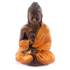 Figurka Budda, pomarańczowa (Budda tajski, Buddha ochrona) 10 cm