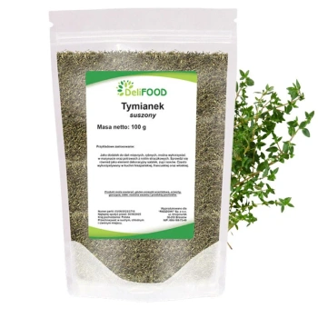Tymianek suszony, aromatyczna przyprawa Deli Food 100g