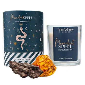 Świeca sojowa zapachowa Bursztyn i Oud, Celestial Magic