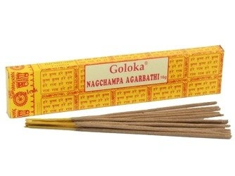 KADZIDŁA SATYA GOLOKA 15G (INDIE, KADZIDEŁKA, TROCICZKI, NATURALNE, PYŁKOWE)