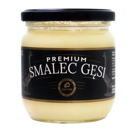 Smalec gęsi, zdrowy tłuszcz, Agro-Top 320g