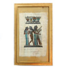 Papirus, obraz w ramie, oryginał Egipt 29 cm x 46,5 cm