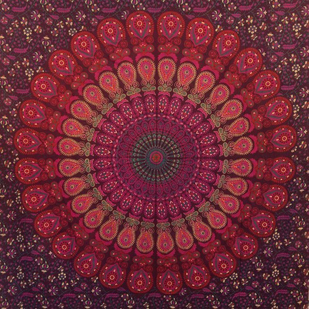 Narzuta orientalna mandala (kapa, Indie) 210 x 240 