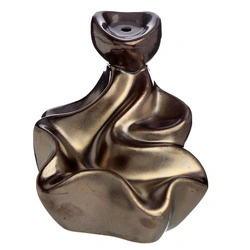 Kominek ceramiczny na kadzidła bf, złoty wodospad (kadzielniczka, podstawka)