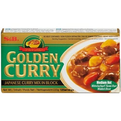 Golden Curry Medium japońskie curry średnio ostre przyprawa S&B 220g