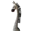 Figurka zebra stojąca, drewno (rękodzieło 100cm)